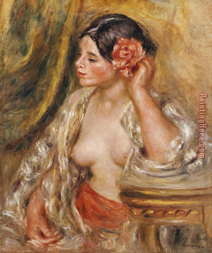 Pierre Auguste Renoir Gabrielle a sa Coiffure